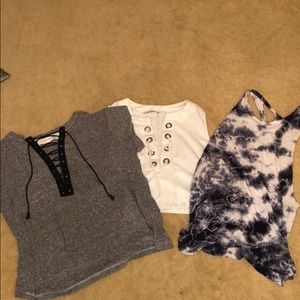 Bundle of shirts size small lightly worn